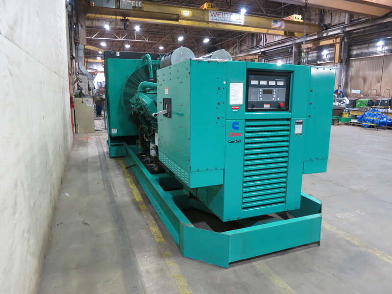 Used Cummins DFLC KTA50-G3 Diesel Generator, 700 Hrs                            