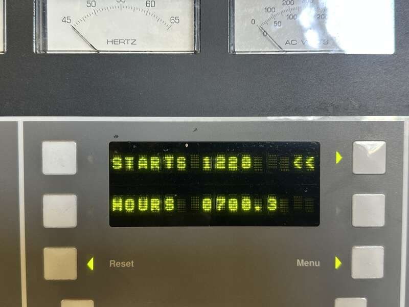 Used Cummins DFLC KTA50-G3 Diesel Generator, 700 Hrs                            