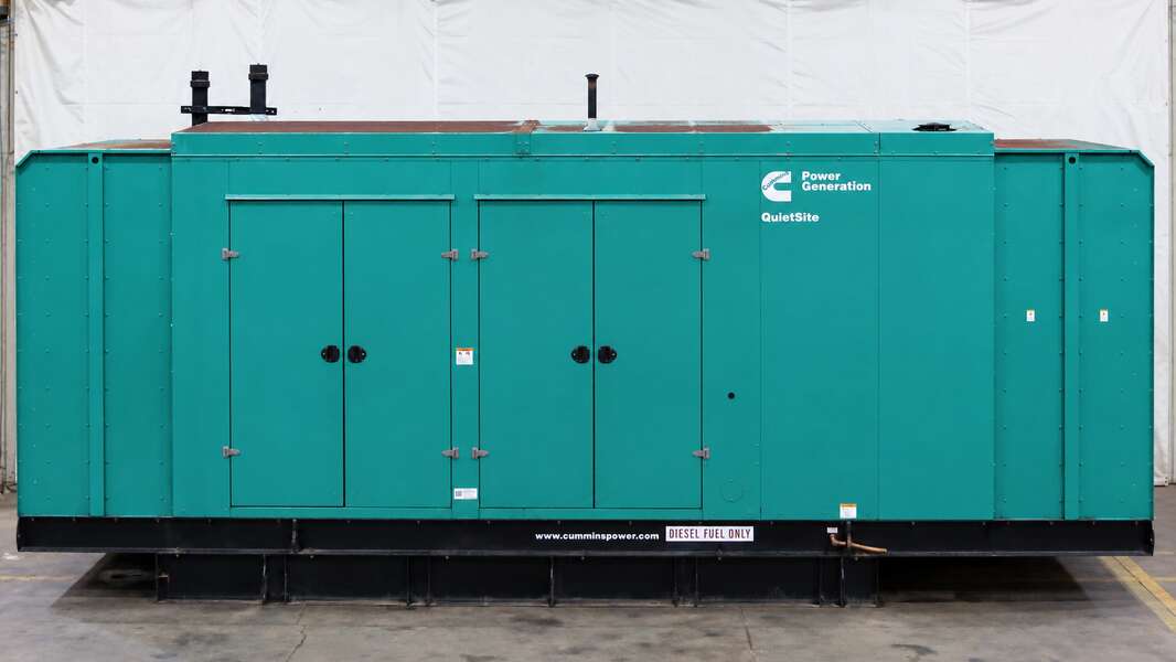 Used Cummins DQFAA QST30-G5 NR2 Diesel Generator, 466 Hrs, EPA Tier 2                            