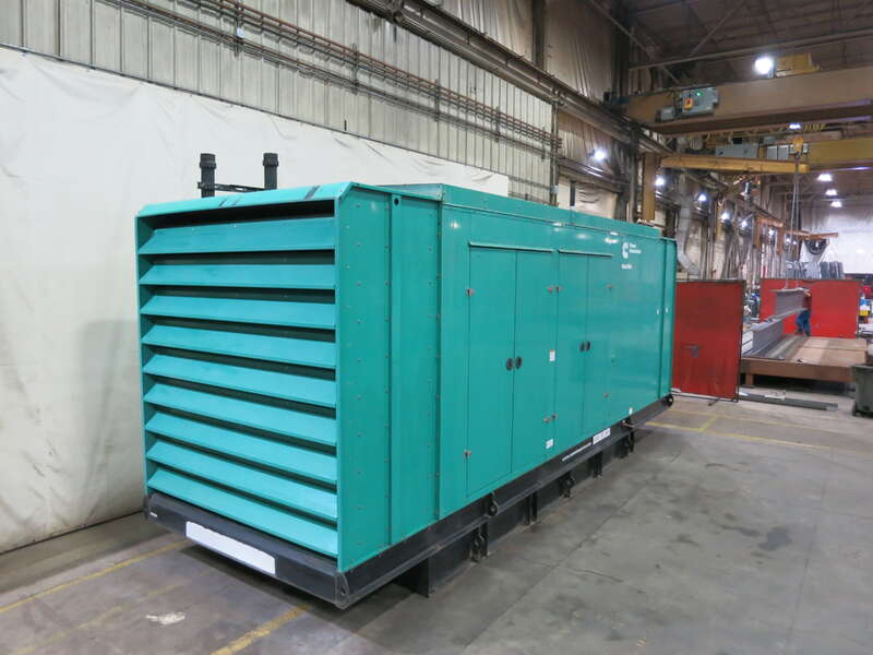 Used Cummins DQFAA QST30-G5 NR2 Diesel Generator, 466 Hrs, EPA Tier 2                            