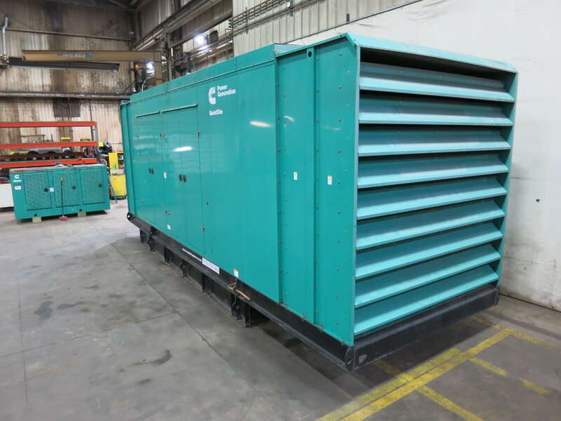 Used Cummins DQFAA QST30-G5 NR2 Diesel Generator, 466 Hrs, EPA Tier 2                            