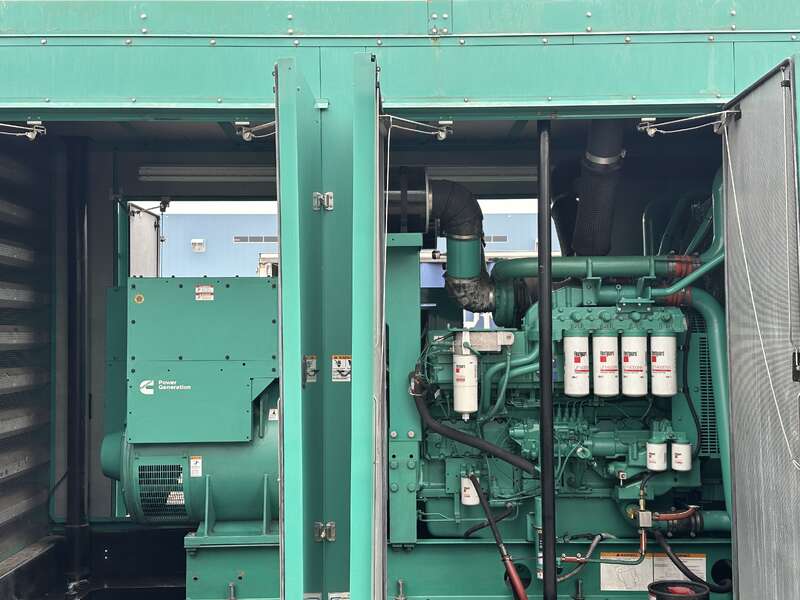 Used Cummins DQFAA QST30-G5 NR2 Diesel Generator, 466 Hrs, EPA Tier 2                            