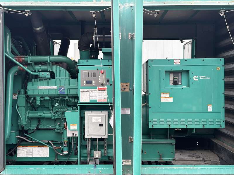 Used Cummins DQFAA QST30-G5 NR2 Diesel Generator, 466 Hrs, EPA Tier 2                            