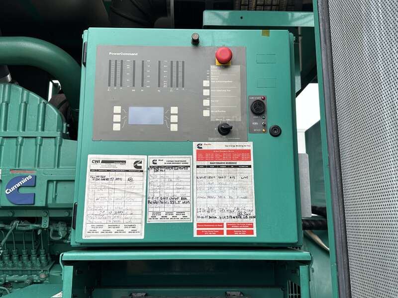 Used Cummins DQFAA QST30-G5 NR2 Diesel Generator, 466 Hrs, EPA Tier 2                            