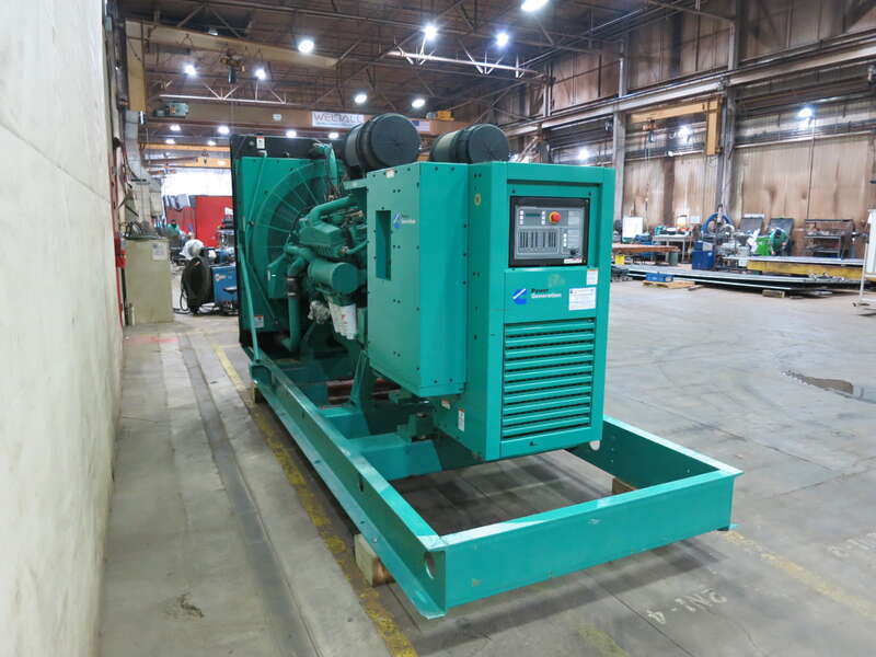 Used Cummins DFGB VTA28-G5 Diesel Generator, 405 Hrs                            