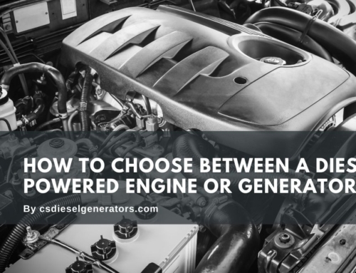 How To Choose Between a Diesel Powered Engine or Generator?