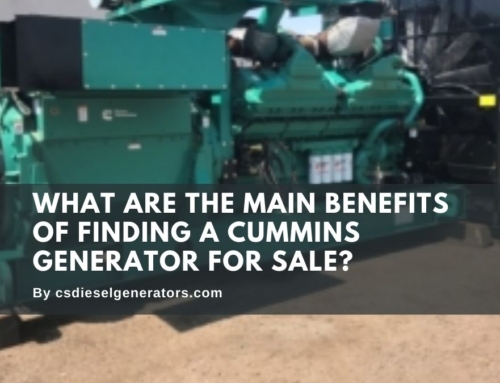 What Are the Main Benefits of Finding a Cummins Generator for Sale?