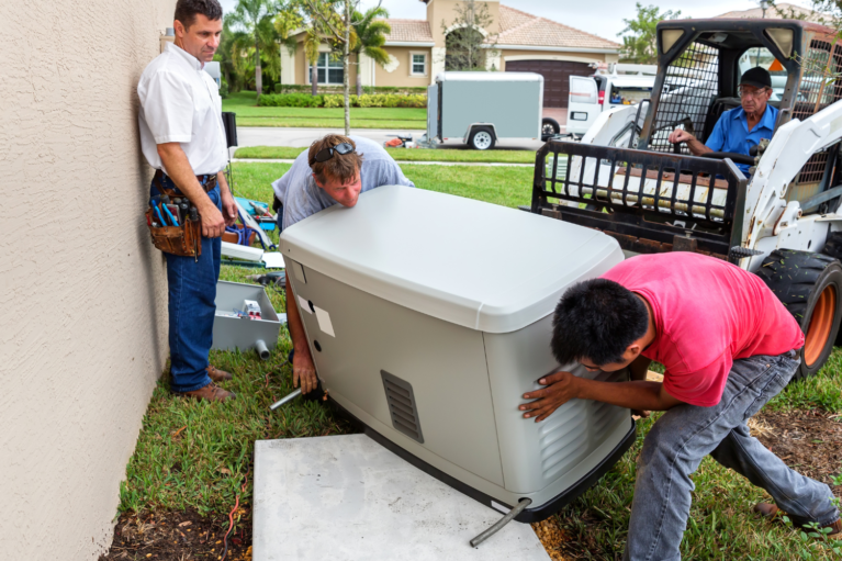 Emergency Natural gas generator