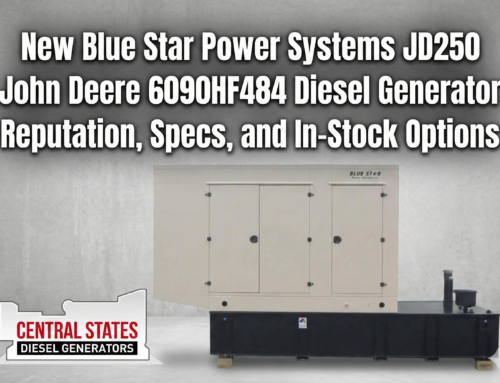 New Blue Star Power Systems JD250 John Deere 6090HF484 Diesel Generator