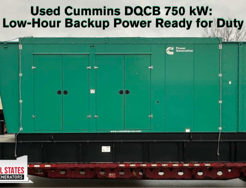 Used Cummins DQCB 750 kW: Low-Hour Backup Power Ready for Duty