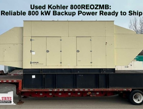 Used Kohler 800REOZMB: Reliable 800 kW Backup Power Ready to Ship