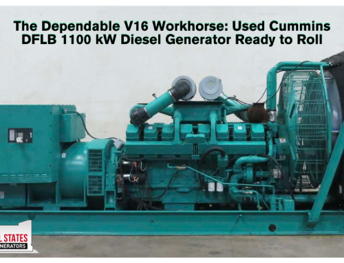 The Dependable V16 Workhorse: Used Cummins DFLB 1100 kW Diesel Generator Ready to Roll