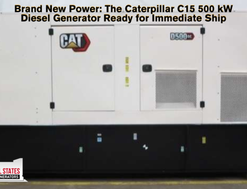 Brand New Power: The Caterpillar C15 500 kW Diesel Generator Ready for Immediate Ship