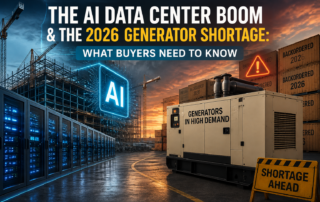 The AI Data Center Boom & the 2026 Generator Shortage: What Buyers Need to Know