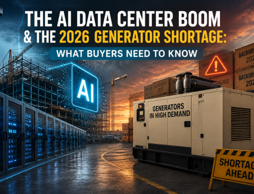 The AI Data Center Boom and the 2026 Generator Shortage: Lead Times, Prices, and How to Buy Anyway