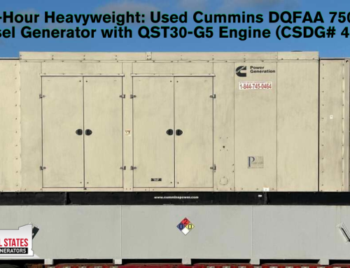 Low-Hour Heavyweight: Used Cummins DQFAA 750 kW Diesel Generator with QST30-G5 Engine (CSDG# 4632)
