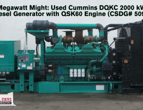Megawatt Might: Used Cummins DQKC 2000 kW Diesel Generator with QSK60 Engine (CSDG# 5092)
