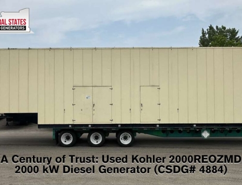 A Century of Trust: Used Kohler 2000REOZMD 2000 kW Diesel Generator (CSDG# 4884)
