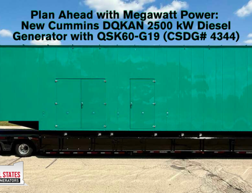Plan Ahead with Megawatt Power: New Cummins DQKAN 2500 kW Diesel Generator with QSK60-G19 (CSDG# 4344)