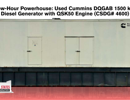 Low-Hour Powerhouse: Used Cummins DQGAB 1500 kW Diesel Generator with QSK50 Engine (CSDG# 4600)